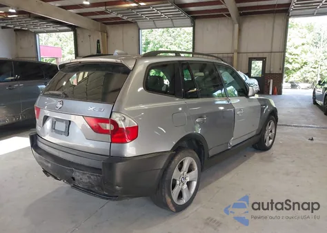 2005 BMW X3 3.0I z USA, uszkodzony, nr VIN WBXPA93425WD01684